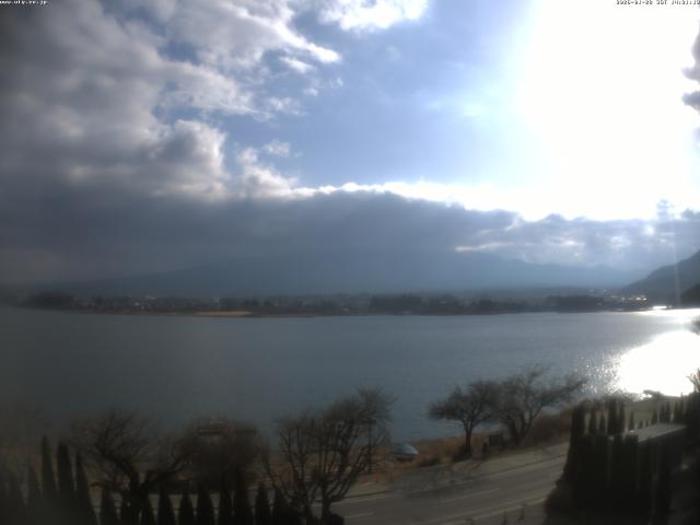 河口湖からの富士山