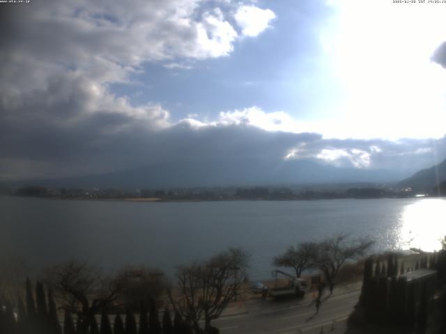 河口湖からの富士山