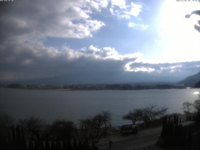 河口湖からの富士山