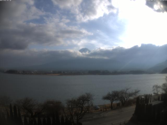 河口湖からの富士山