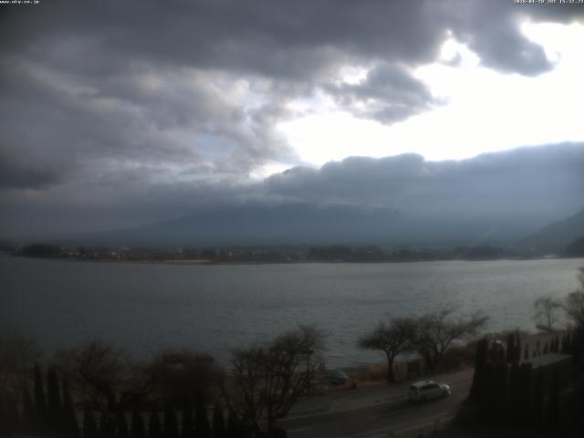 河口湖からの富士山