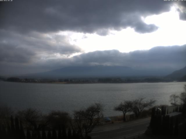 河口湖からの富士山