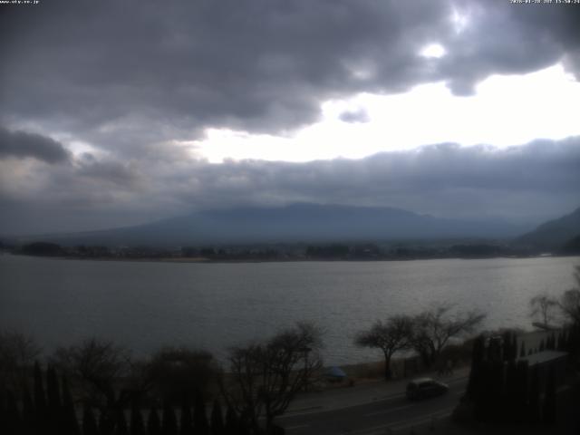 河口湖からの富士山