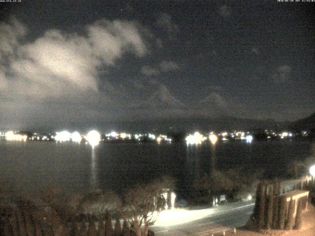 河口湖からの富士山