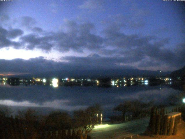 河口湖からの富士山
