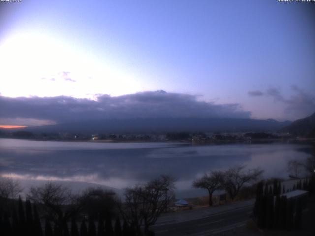 河口湖からの富士山