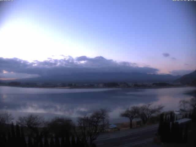 河口湖からの富士山