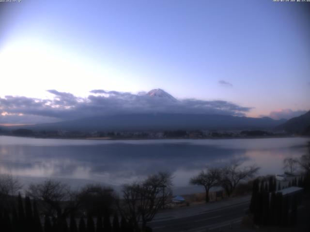 河口湖からの富士山