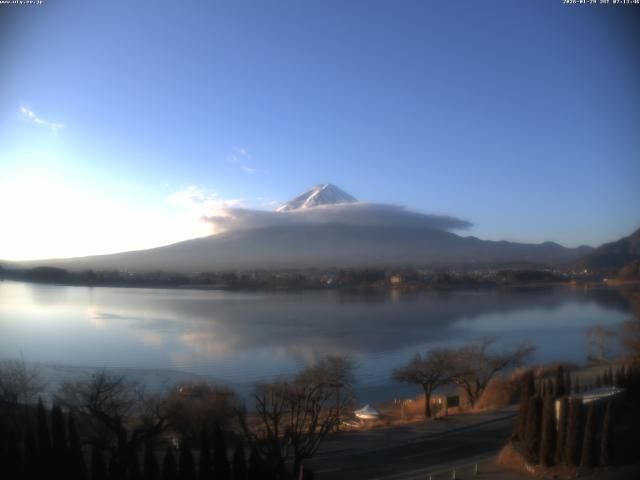 河口湖からの富士山