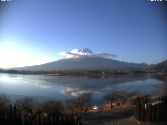 河口湖からの富士山