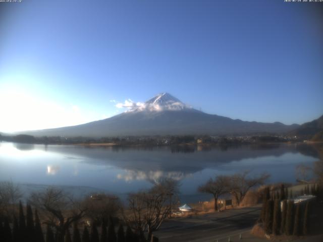 河口湖からの富士山