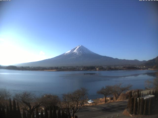 河口湖からの富士山