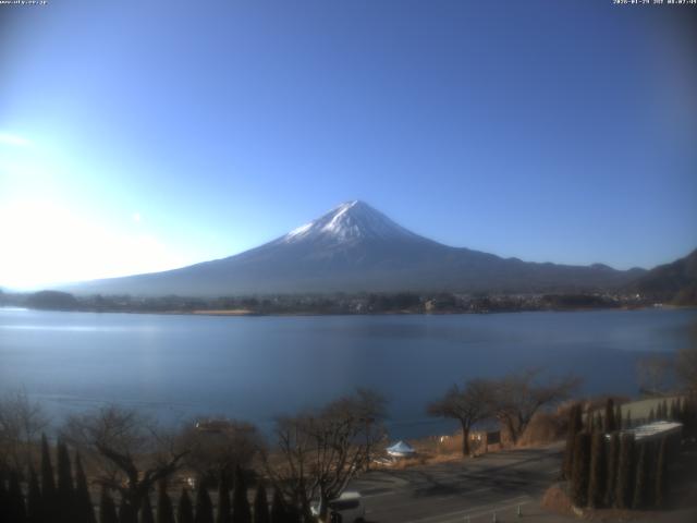 河口湖からの富士山