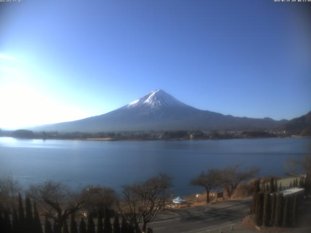 河口湖からの富士山
