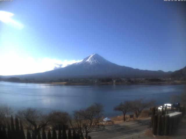河口湖からの富士山