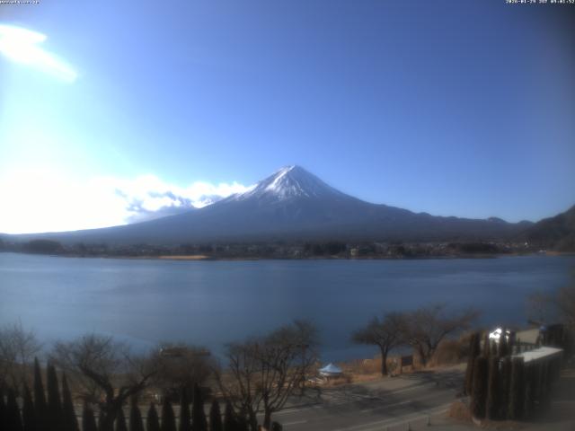 河口湖からの富士山