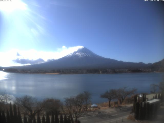 河口湖からの富士山