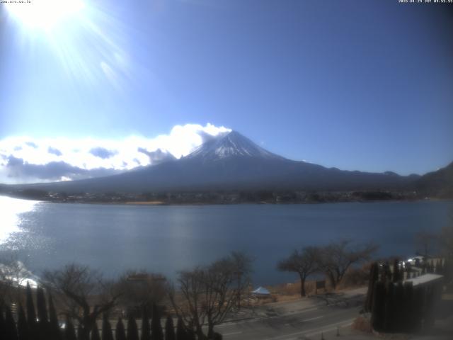 河口湖からの富士山