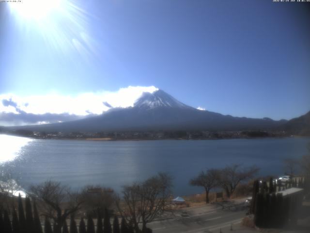河口湖からの富士山