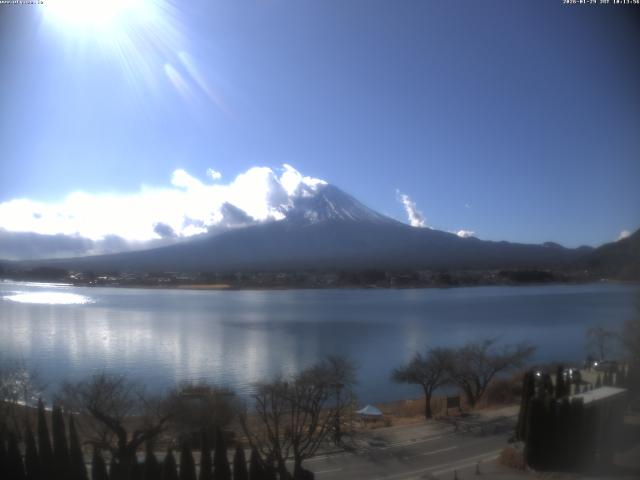 河口湖からの富士山