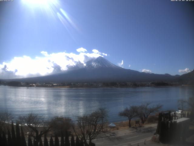 河口湖からの富士山