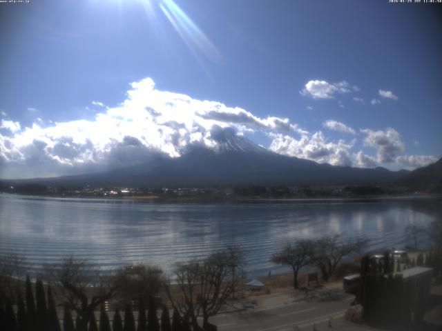 河口湖からの富士山