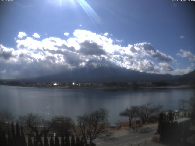 河口湖からの富士山