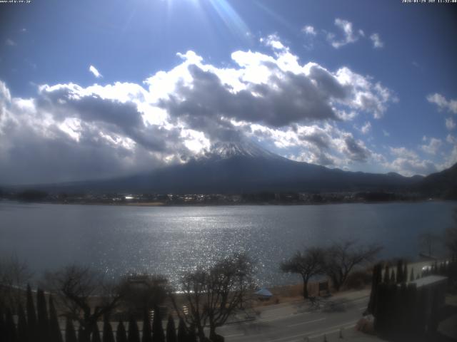 河口湖からの富士山