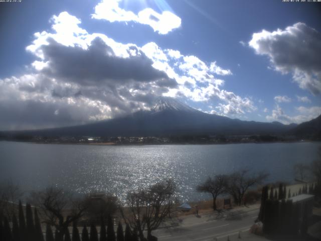 河口湖からの富士山