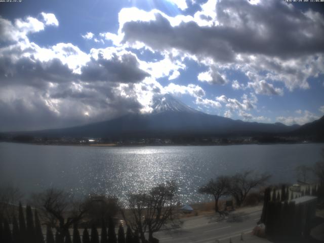 河口湖からの富士山