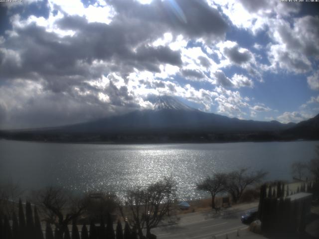 河口湖からの富士山