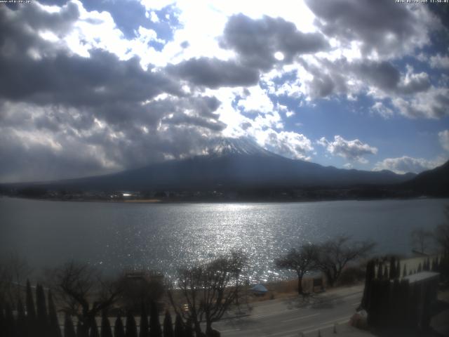 河口湖からの富士山