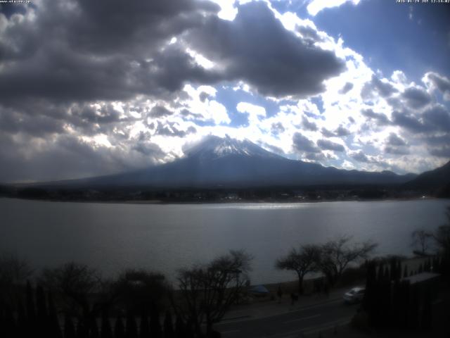 河口湖からの富士山
