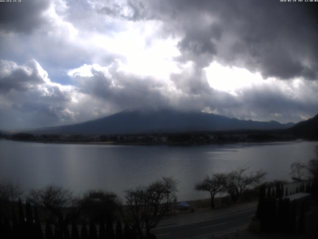 河口湖からの富士山