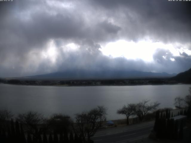 河口湖からの富士山