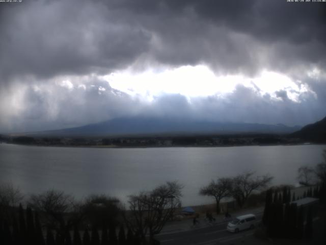 河口湖からの富士山