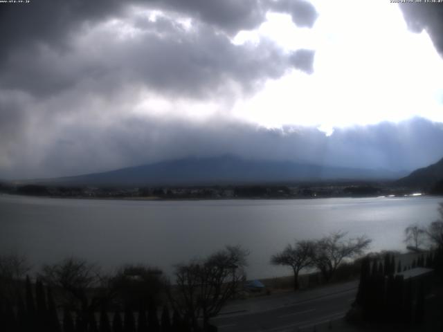 河口湖からの富士山