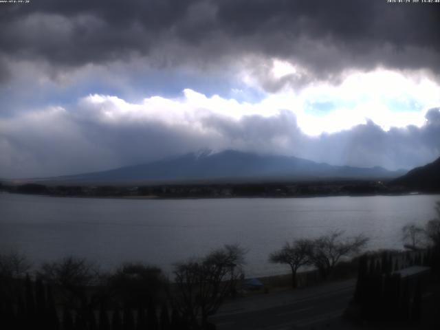河口湖からの富士山