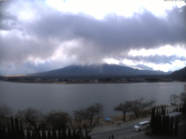 河口湖からの富士山
