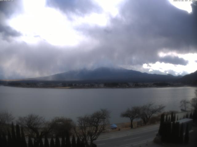 河口湖からの富士山