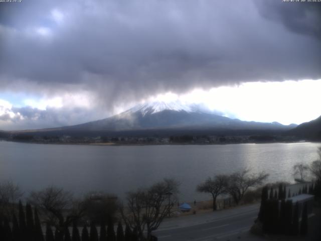 河口湖からの富士山