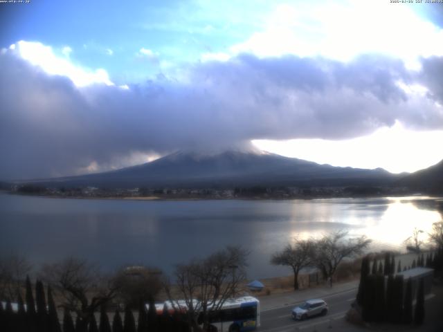 河口湖からの富士山