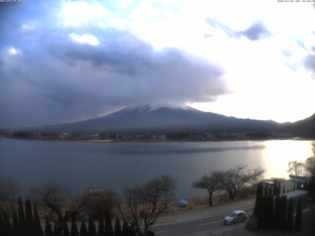 河口湖からの富士山