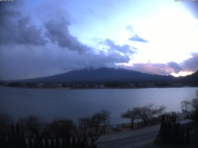 河口湖からの富士山