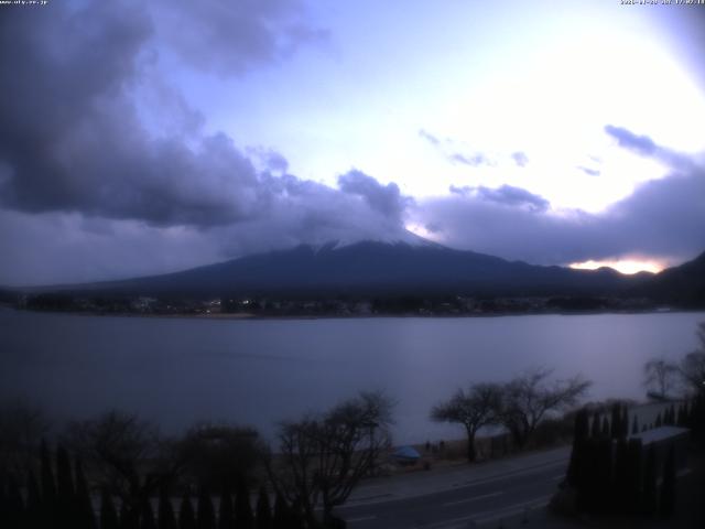 河口湖からの富士山