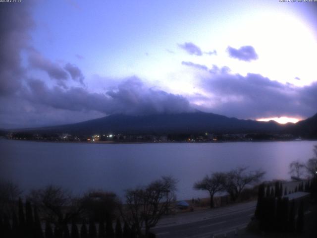 河口湖からの富士山