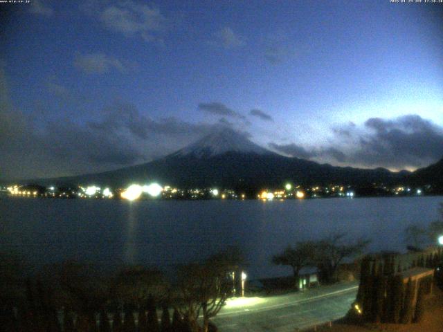 河口湖からの富士山