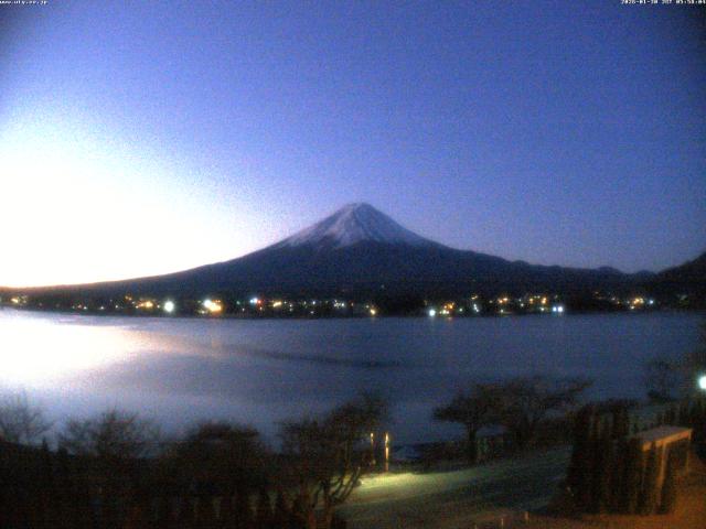 河口湖からの富士山