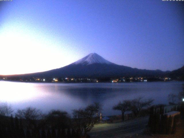 河口湖からの富士山