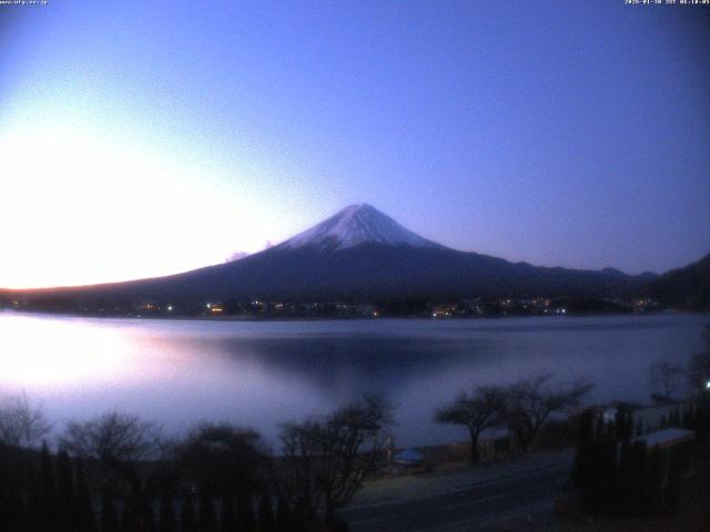 河口湖からの富士山